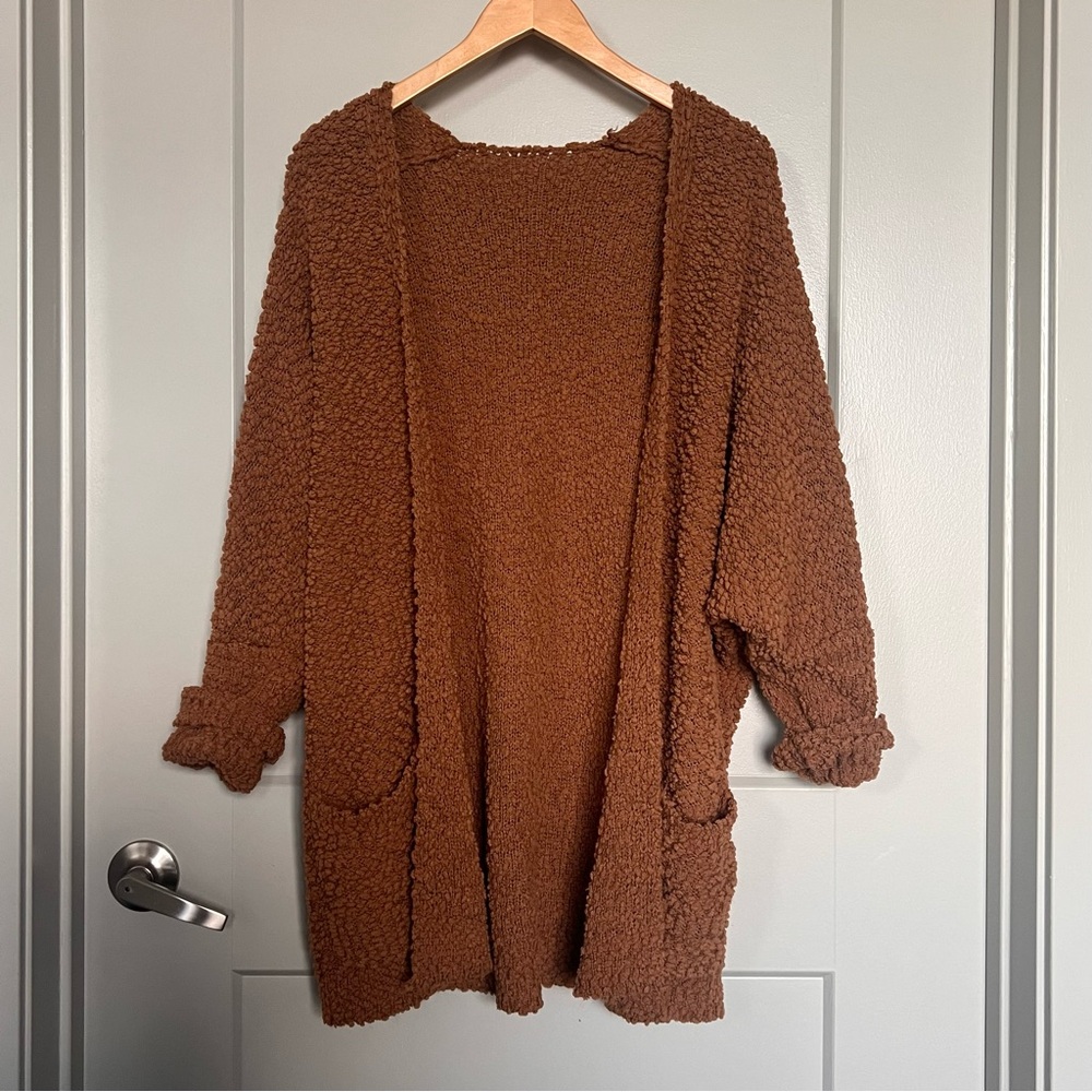 Cozy Soft Brown Cardigan
